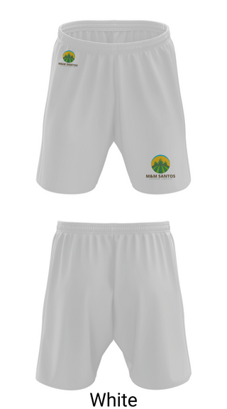 Athletic Shorts With Pockets, M&M Santos Outdoor Services, , Teamtime, Team time, sublimation, custom sports apparel, team uniforms, spirit wear, spiritwear, sports uniforms, custom shirts, team store, custom team store, fundraiser sports, apparel fundraiser