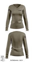 LILIAN 76592647 Women's Long Sleeve V-neck Shirt - 116