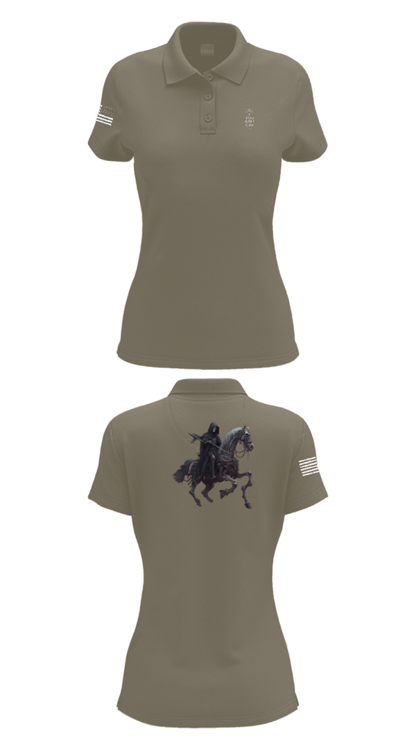 Womens Short Sleeve Performance Polo, Longknife, Army, Teamtime, Team time, sublimation, custom sports apparel, team uniforms, spirit wear, spiritwear, sports uniforms, custom shirts, team store, custom team store, fundraiser sports, apparel fundraiser