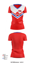 Marion High School Cheer 46477602 Women's Short Sleeve V-neck Shirt - 119