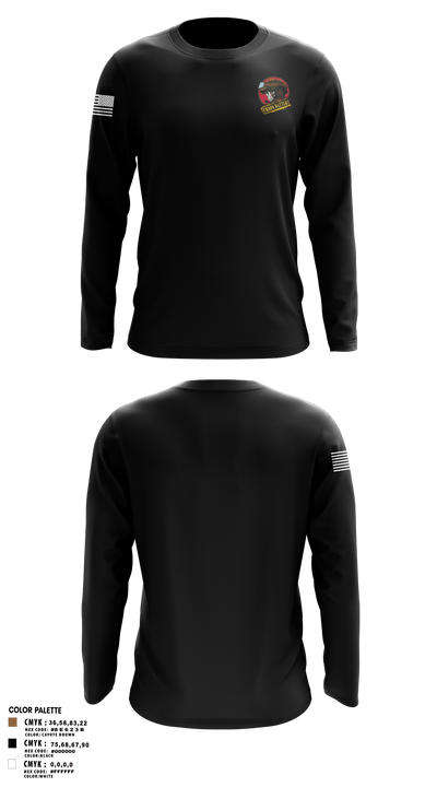 C BTRY, 5-4 ADAR Long Sleeve Performance Shirt - 3