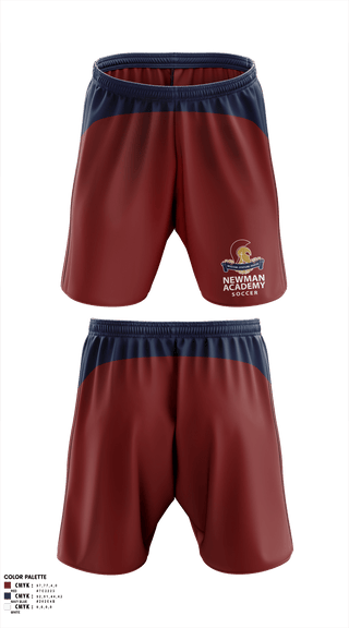 Mens Soccer Shorts, Newman International Academy at Gibbins Senior High School Soccer, Men's Soccer, Teamtime, Team time, sublimation, custom sports apparel, team uniforms, spirit wear, spiritwear, sports uniforms, custom shirts, team store, custom team store, fundraiser sports, apparel fundraiser