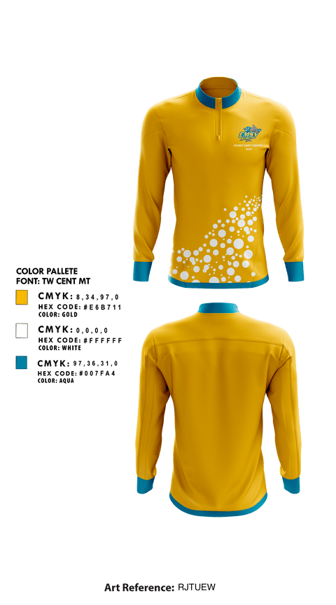 Quarter Zip Jacket, College of Mount Saint Vincent Golf, Golf, Teamtime, Team time, sublimation, custom sports apparel, team uniforms, spirit wear, spiritwear, sports uniforms, custom shirts, team store, custom team store, fundraiser sports, apparel fundraiser