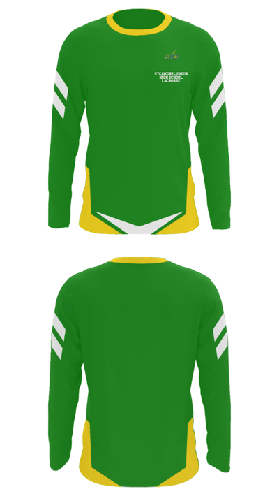 Sycamore Junior High School Lacrosse 19327462 Long Sleeve Performance Shirt - 34