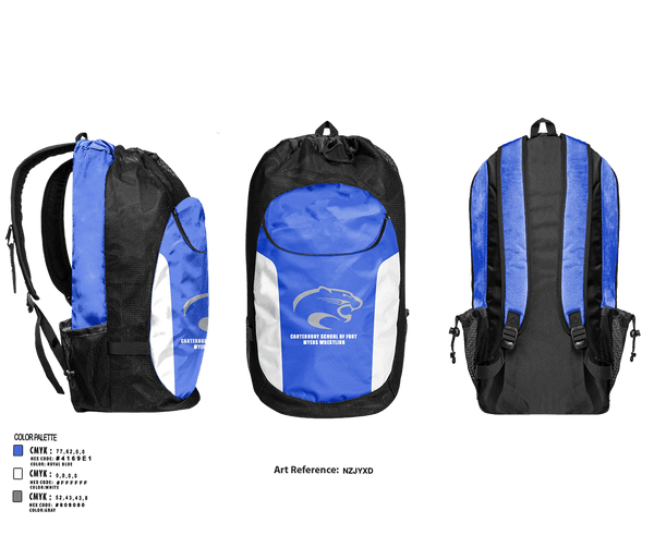 Gear Bag, Canterbury School of Fort Myers Wrestling, Wrestling, Teamtime, Team time, sublimation, custom sports apparel, team uniforms, spirit wear, spiritwear, sports uniforms, custom shirts, team store, custom team store, fundraiser sports, apparel fundraiser