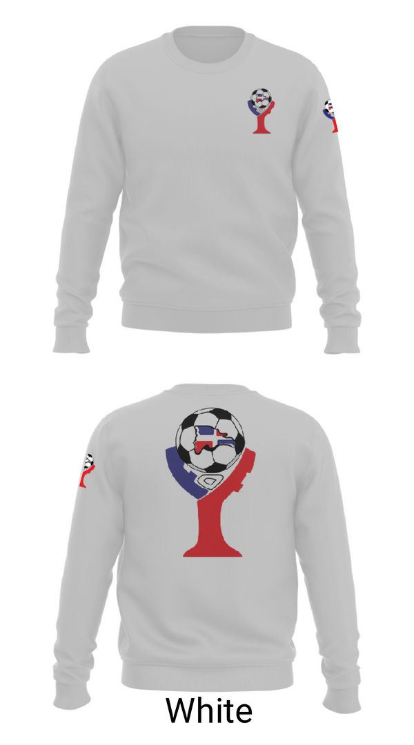 Crew Neck Sweatshirt, Domenican Republic, Men's Soccer, Teamtime, Team time, sublimation, custom sports apparel, team uniforms, spirit wear, spiritwear, sports uniforms, custom shirts, team store, custom team store, fundraiser sports, apparel fundraiser