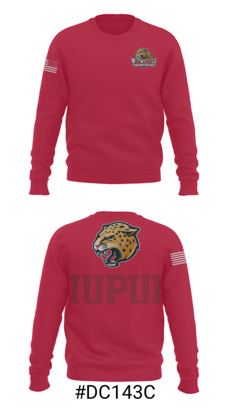 Crew Neck Sweatshirt, University-Purdue University Track, Track & Field, Teamtime, Team time, sublimation, custom sports apparel, team uniforms, spirit wear, spiritwear, sports uniforms, custom shirts, team store, custom team store, fundraiser sports, apparel fundraiser