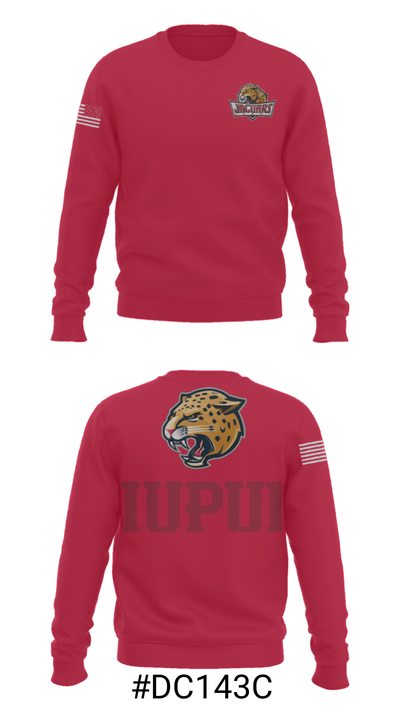 University-Purdue University Track 77238438 Crew Neck Sweatshirt - 16