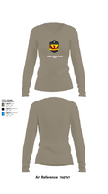 Wounded Warrior Battalion West 51783388 Women's Long Sleeve V-neck Shirt - 62