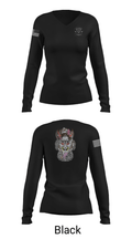 12th Dental Co 7491027 Women's Long Sleeve V-neck Shirt - 35