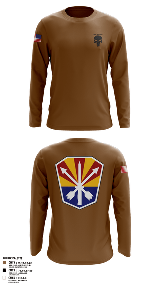 Long Sleeve Performance Polo, HHC 153 CSSB, National Guard, Teamtime, Team time, sublimation, custom sports apparel, team uniforms, spirit wear, spiritwear, sports uniforms, custom shirts, team store, custom team store, fundraiser sports, apparel fundraiser