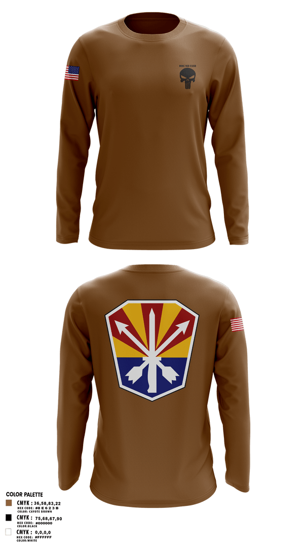 Long Sleeve Performance Polo, HHC 153 CSSB, National Guard, Teamtime, Team time, sublimation, custom sports apparel, team uniforms, spirit wear, spiritwear, sports uniforms, custom shirts, team store, custom team store, fundraiser sports, apparel fundraiser