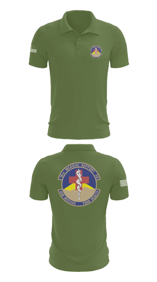 Short Sleeve Performance Polo, 18 MDSS, Air Force, Teamtime, Team time, sublimation, custom sports apparel, team uniforms, spirit wear, spiritwear, sports uniforms, custom shirts, team store, custom team store, fundraiser sports, apparel fundraiser