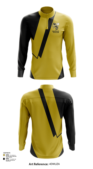 Quarter Zip Jacket, Calhoun TD Club, Spirit Store, Teamtime, Team time, sublimation, custom sports apparel, team uniforms, spirit wear, spiritwear, sports uniforms, custom shirts, team store, custom team store, fundraiser sports, apparel fundraiser
