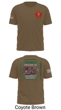 Boston Fire Department Engine 55 92329378 Old School Cotton Feel Shirt - 10