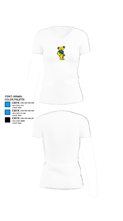 Grateful 92264348 Women's Short Sleeve V-neck Shirt - 18