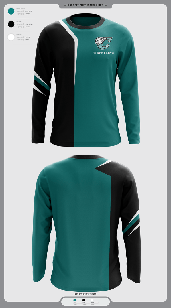 Long Sleeve Performance Shirt, Century Wrestling Club, Wrestling, Teamtime, Team time, sublimation, custom sports apparel, team uniforms, spirit wear, spiritwear, sports uniforms, custom shirts, team store, custom team store, fundraiser sports, apparel fundraiser
