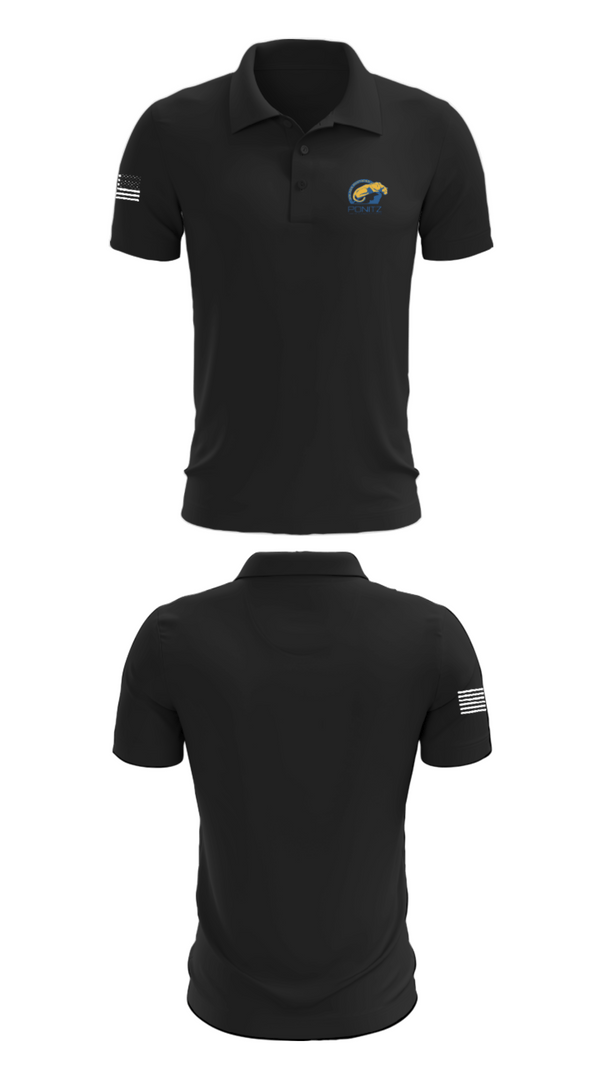 Short Sleeve Performance Polo, David H Ponitz Career Technology Center Volleyball, Men's Volleyball, Teamtime, Team time, sublimation, custom sports apparel, team uniforms, spirit wear, spiritwear, sports uniforms, custom shirts, team store, custom team store, fundraiser sports, apparel fundraiser