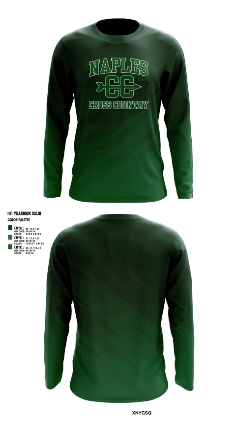 Long Sleeve Performance Shirt, Naples Cross-Country, Cross Country, Teamtime, Team time, sublimation, custom sports apparel, team uniforms, spirit wear, spiritwear, sports uniforms, custom shirts, team store, custom team store, fundraiser sports, apparel fundraiser