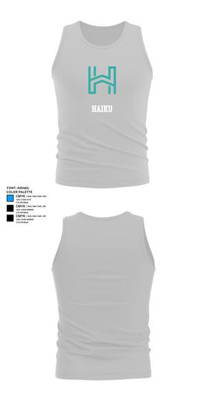Tank Top, Haiku, , Teamtime, Team time, sublimation, custom sports apparel, team uniforms, spirit wear, spiritwear, sports uniforms, custom shirts, team store, custom team store, fundraiser sports, apparel fundraiser