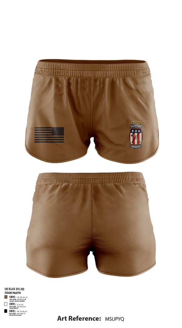 Ranger Panties, SPO Nation, Army, Teamtime, Team time, sublimation, custom sports apparel, team uniforms, spirit wear, spiritwear, sports uniforms, custom shirts, team store, custom team store, fundraiser sports, apparel fundraiser