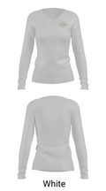 Punshers 38366574 Women's Long Sleeve V-neck Shirt - 16