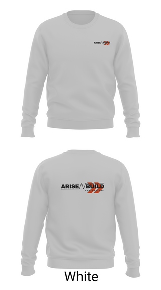 Crew Neck Sweatshirt, Arise N Build, , Teamtime, Team time, sublimation, custom sports apparel, team uniforms, spirit wear, spiritwear, sports uniforms, custom shirts, team store, custom team store, fundraiser sports, apparel fundraiser