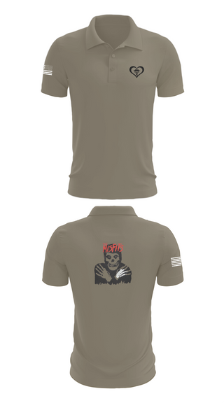 Short Sleeve Performance Polo, 3rd squad, Army, Teamtime, Team time, sublimation, custom sports apparel, team uniforms, spirit wear, spiritwear, sports uniforms, custom shirts, team store, custom team store, fundraiser sports, apparel fundraiser