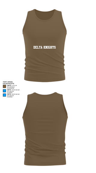 Tank Top, Delta Knights, , Teamtime, Team time, sublimation, custom sports apparel, team uniforms, spirit wear, spiritwear, sports uniforms, custom shirts, team store, custom team store, fundraiser sports, apparel fundraiser