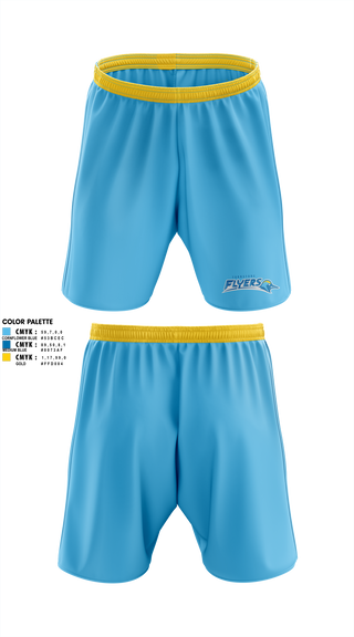 Athletic Shorts With Pockets, Turnstone Flyers, Ice Hockey, Teamtime, Team time, sublimation, custom sports apparel, team uniforms, spirit wear, spiritwear, sports uniforms, custom shirts, team store, custom team store, fundraiser sports, apparel fundraiser
