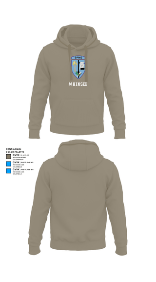 Hoodie, WHINSEC, Army, Teamtime, Team time, sublimation, custom sports apparel, team uniforms, spirit wear, spiritwear, sports uniforms, custom shirts, team store, custom team store, fundraiser sports, apparel fundraiser