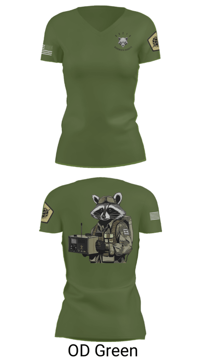 Node 66216 Bandwidth Bandits 75270738 Women's Short Sleeve V-neck Shirt - 48