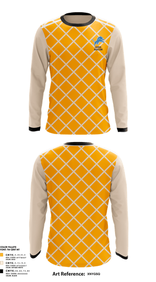 Long Sleeve Performance Shirt, Lions, Men's Soccer, Teamtime, Team time, sublimation, custom sports apparel, team uniforms, spirit wear, spiritwear, sports uniforms, custom shirts, team store, custom team store, fundraiser sports, apparel fundraiser