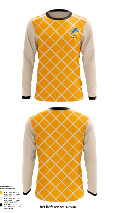 Lions 93850480 Long Sleeve Performance Shirt - 1