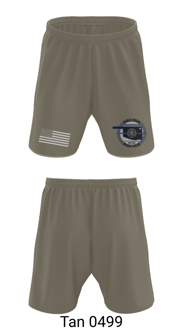 Athletic Shorts With Pockets, Salina Police Department, Police, Teamtime, Team time, sublimation, custom sports apparel, team uniforms, spirit wear, spiritwear, sports uniforms, custom shirts, team store, custom team store, fundraiser sports, apparel fundraiser
