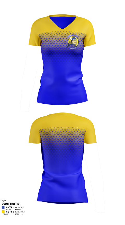 Womens Short Sleeve Vneck Shirt, Parsons High School Swimming, Swimming, Teamtime, Team time, sublimation, custom sports apparel, team uniforms, spirit wear, spiritwear, sports uniforms, custom shirts, team store, custom team store, fundraiser sports, apparel fundraiser