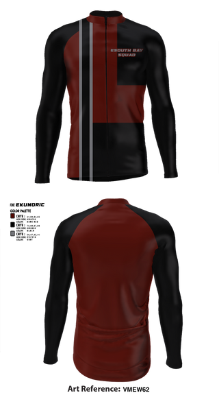 Long Sleeve Performance Shirt, South Bay Squad, Cycling, Teamtime, Team time, sublimation, custom sports apparel, team uniforms, spirit wear, spiritwear, sports uniforms, custom shirts, team store, custom team store, fundraiser sports, apparel fundraiser