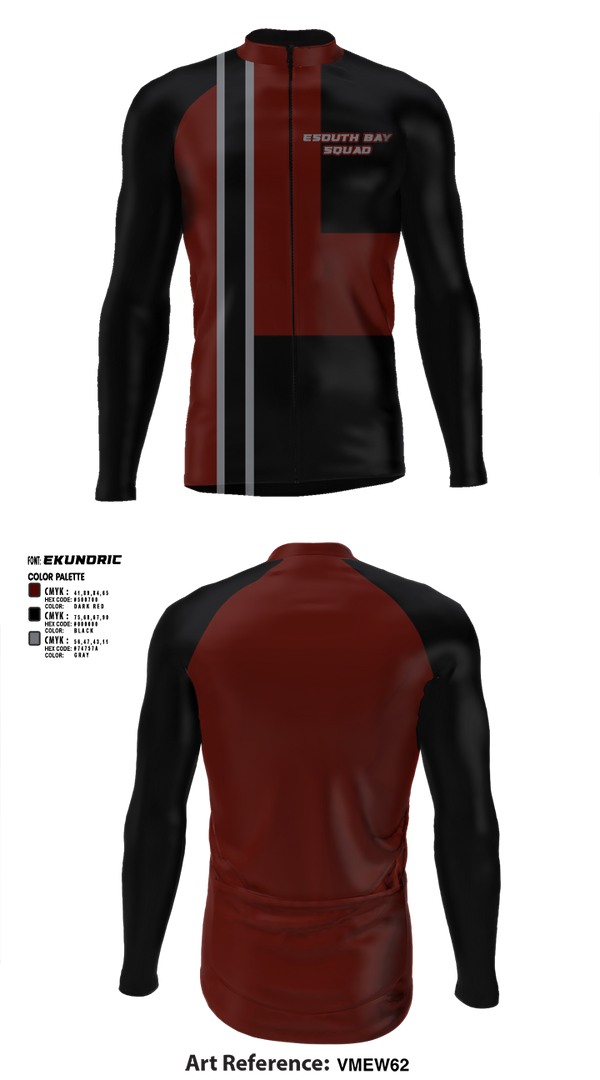 Long Sleeve Performance Shirt, South Bay Squad, Cycling, Teamtime, Team time, sublimation, custom sports apparel, team uniforms, spirit wear, spiritwear, sports uniforms, custom shirts, team store, custom team store, fundraiser sports, apparel fundraiser