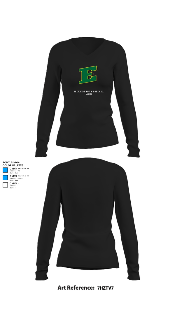 Women's Long Sleeve Vneck Shirt, DC Everest Youth Baseball League, Baseball, Teamtime, Team time, sublimation, custom sports apparel, team uniforms, spirit wear, spiritwear, sports uniforms, custom shirts, team store, custom team store, fundraiser sports, apparel fundraiser