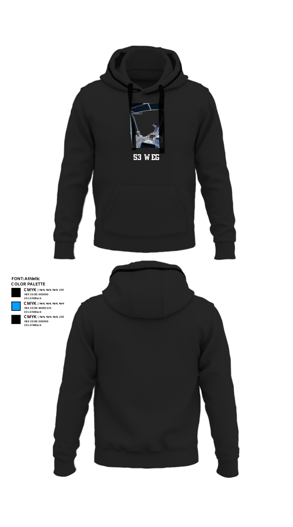 Hoodie, 53 weg, Air Force, Teamtime, Team time, sublimation, custom sports apparel, team uniforms, spirit wear, spiritwear, sports uniforms, custom shirts, team store, custom team store, fundraiser sports, apparel fundraiser
