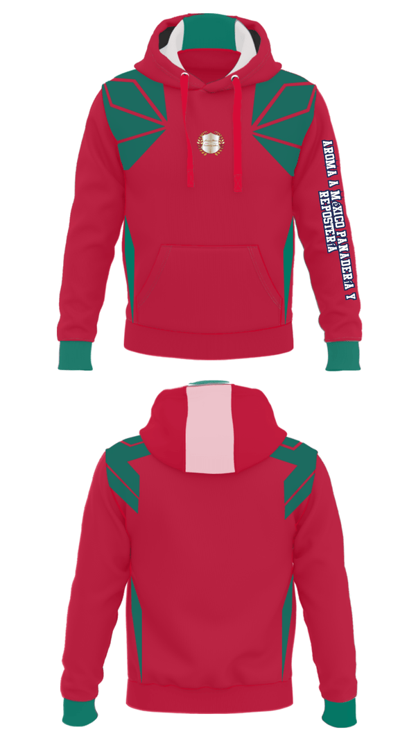Hoodie, Aroma a México panadería y repostería, , Teamtime, Team time, sublimation, custom sports apparel, team uniforms, spirit wear, spiritwear, sports uniforms, custom shirts, team store, custom team store, fundraiser sports, apparel fundraiser