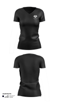 undefined Women's Short Sleeve V-neck Shirt - 3