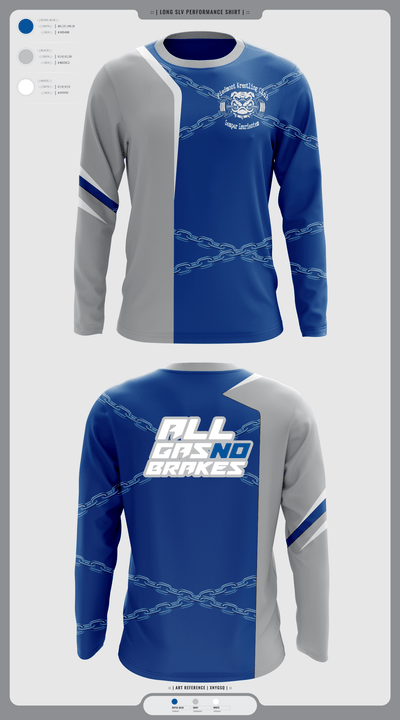 Piedmont Youth Wrestling 88138842 Long Sleeve Performance Shirt - 2
