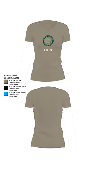 Women's Short Sleeve Vneck Shirt, BSO Explorers, Police, Teamtime, Team time, sublimation, custom sports apparel, team uniforms, spirit wear, spiritwear, sports uniforms, custom shirts, team store, custom team store, fundraiser sports, apparel fundraiser