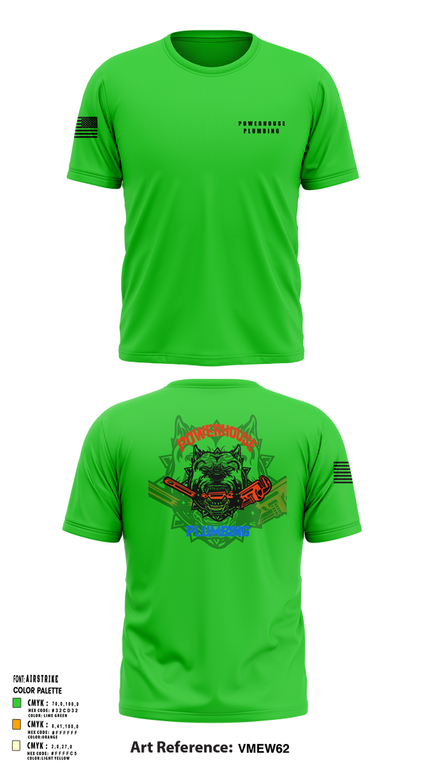 Old School Cotton Feel Shirt, Powerhouse plumbing, , Teamtime, Team time, sublimation, custom sports apparel, team uniforms, spirit wear, spiritwear, sports uniforms, custom shirts, team store, custom team store, fundraiser sports, apparel fundraiser