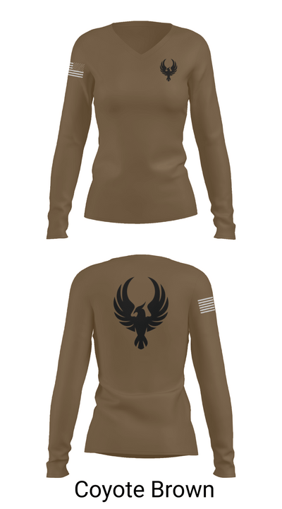Sky Private Security 54056404 Women's Long Sleeve V-neck Shirt -1 16