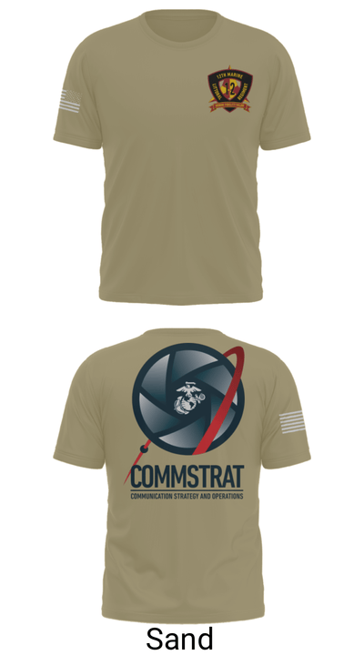 12th MLR COMMSTRAT 81672538 Short Sleeve Performance Shirt - 96