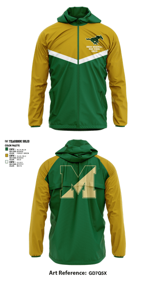 Windbreaker, Brick Memorial High School Cheer, Cheer, Teamtime, Team time, sublimation, custom sports apparel, team uniforms, spirit wear, spiritwear, sports uniforms, custom shirts, team store, custom team store, fundraiser sports, apparel fundraiser