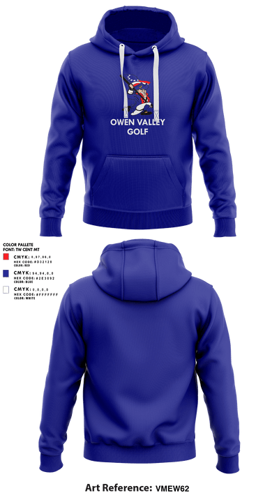 Owen Valley High School Golf 52230308 Hoodie - 1