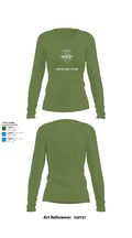 2D Marine Raider Battalion 793595 Women's Long Sleeve V-neck Shirt - 42